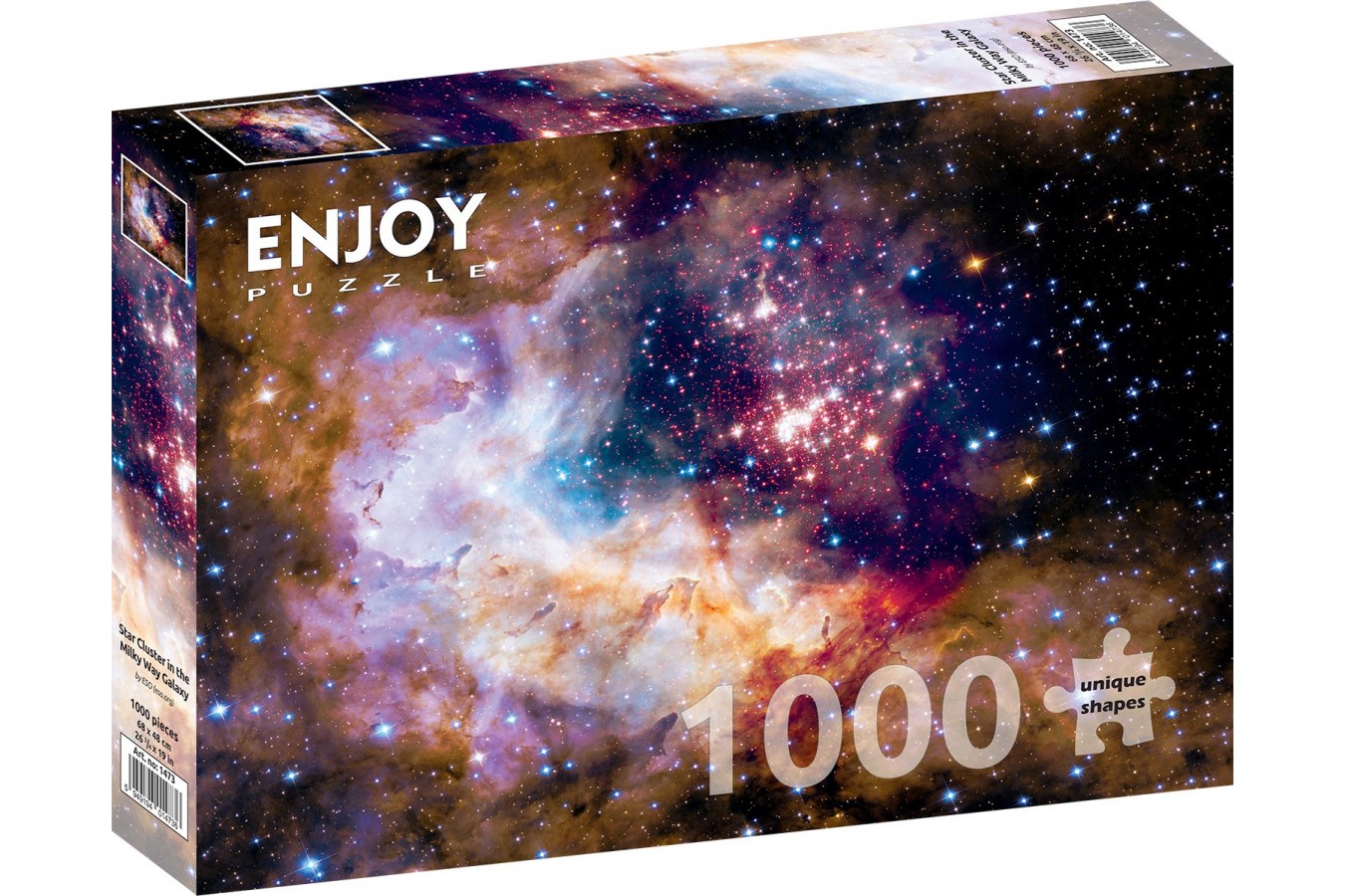 Puzzle 1000 piese Enjoy - Star Cluster in the Milky Way Galaxy (Enjoy-1473)