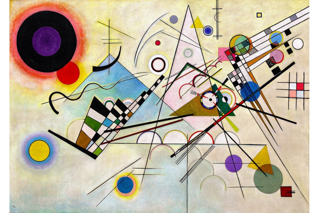 Puzzle 1000 piese Enjoy - Vassily Kandinsky: Composition VIII, Wassily Kandinsky (Enjoy-1545)
