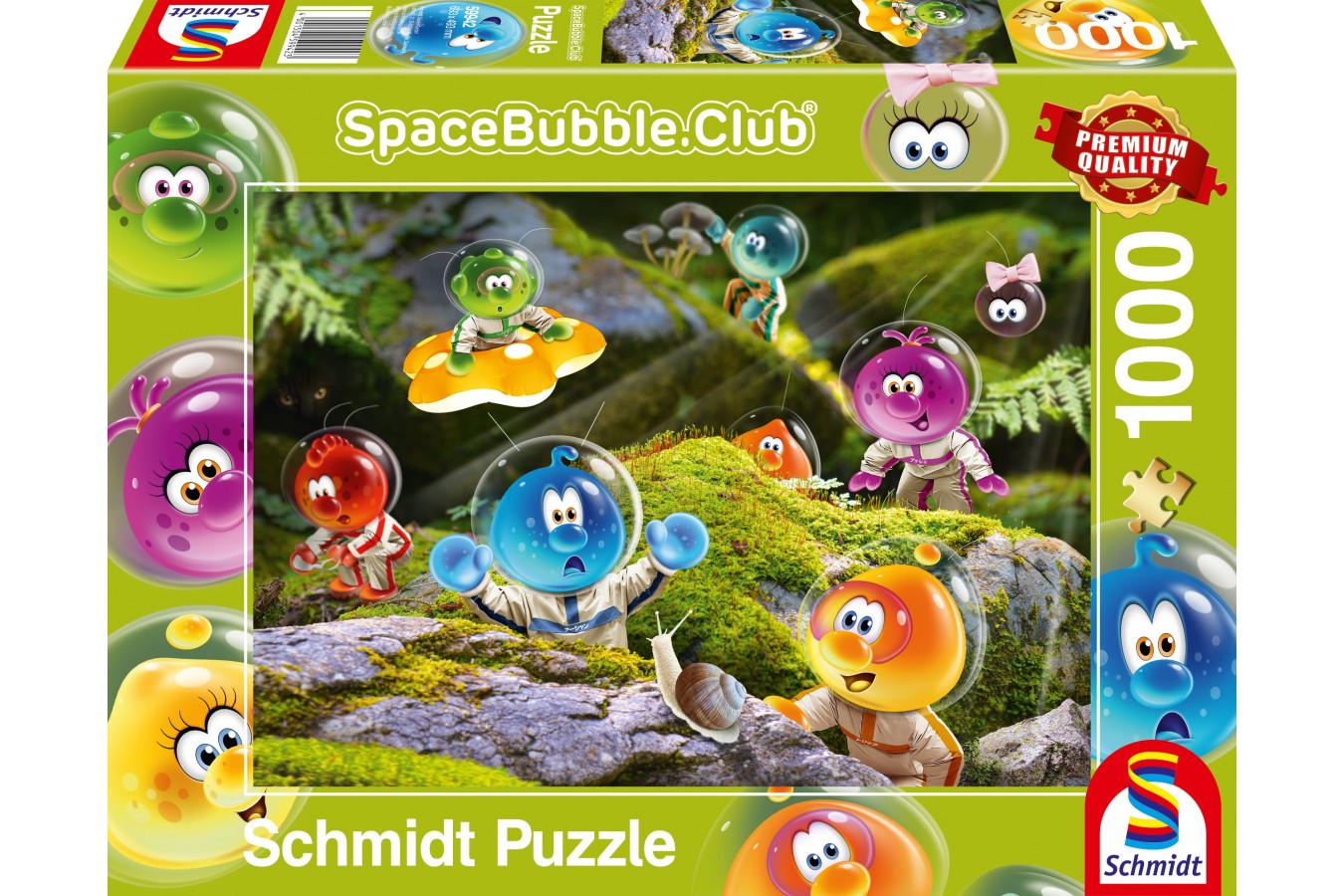 Puzzle 1000 piese Schmidt - Landing in a forest of moss (Schmidt-59942)