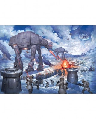 Puzzle 1000 piese Schmidt - Thomas Kinkade: Star Wars, The Battle of Hoth (Schmidt-59952)