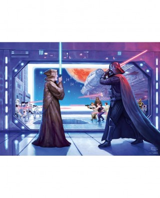 Puzzle 1000 piese Schmidt - Thomas Kinkade: Star Wars, Obi Wan's Final Battle (Schmidt-59953)
