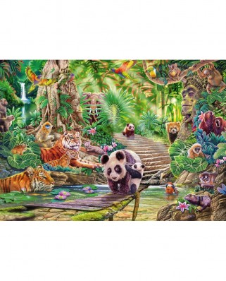 Puzzle 1000 piese Schmidt - Steve Sundram: Asian Wildlife (Schmidt-59962)
