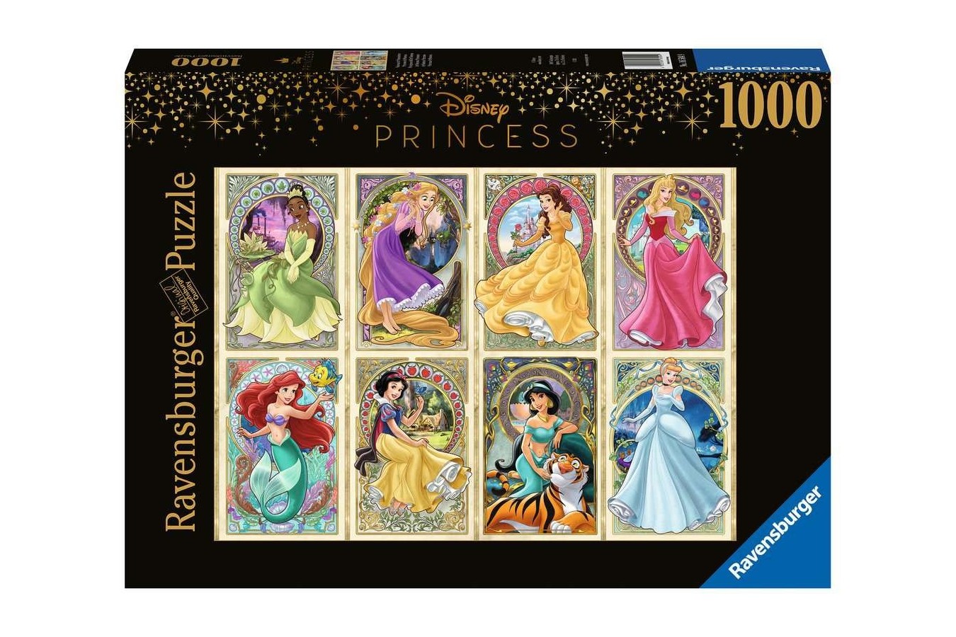 Puzzle 1000 piese Ravensburger - Nouveau Art Princesses (Ravensburger-16504)