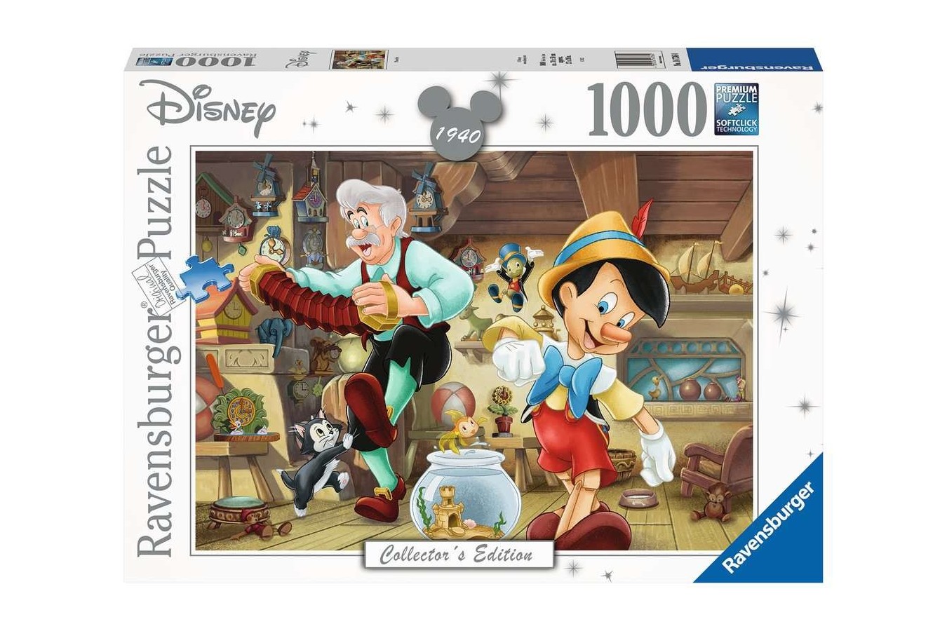 Puzzle 1000 piese Ravensburger - Pinocchio (Ravensburger-16736)