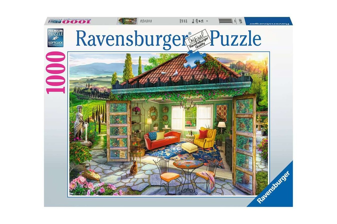 Puzzle 1000 piese Ravensburger - Puzzzle Oaza Toscana (Ravensburger-16947)