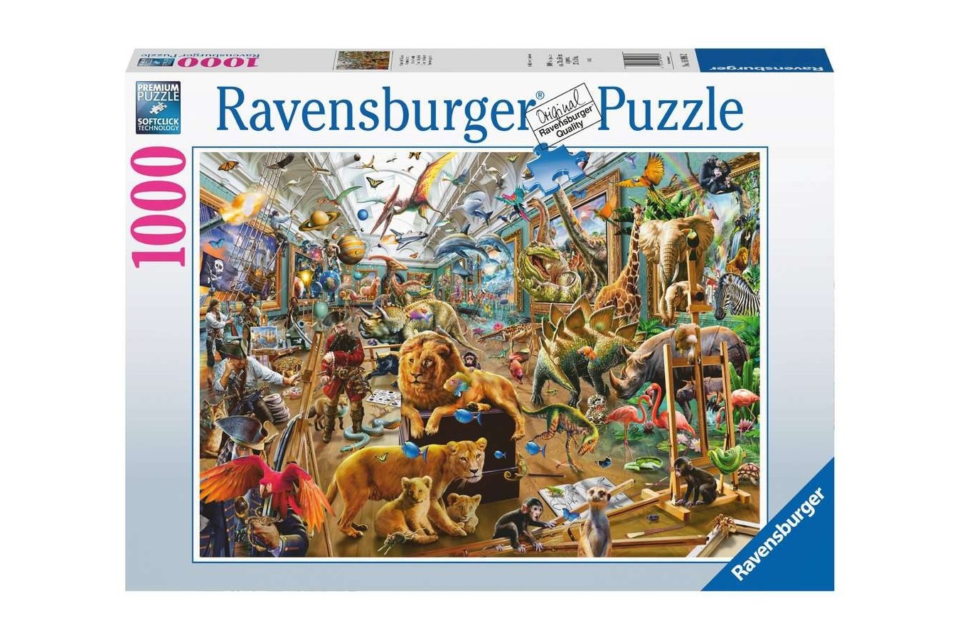 Puzzle 1000 piese Ravensburger - Galeria Animalelor (Ravensburger-16996)