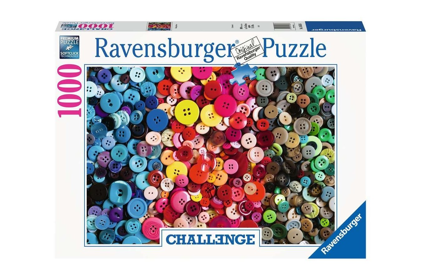 Puzzle 1000 piese Ravensburger - Provocarea Nasturilor (Ravensburger-16563)