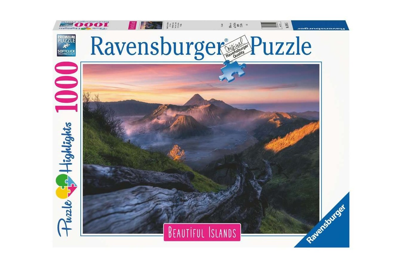 Puzzle 1000 piese Ravensburger - Insula Java Mount Bromo (Ravensburger-16911)