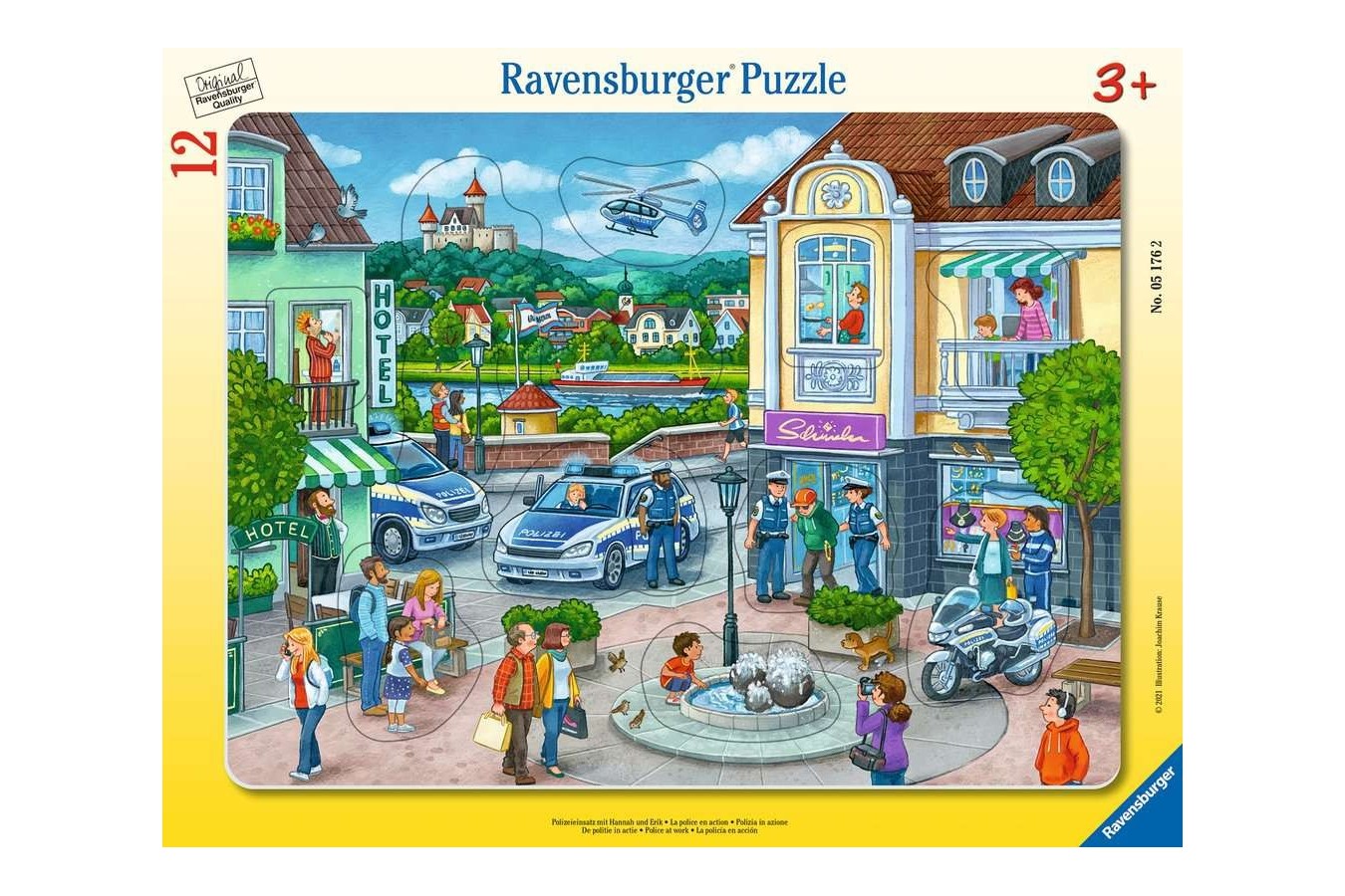 Puzzle 12 piese Ravensburger - Politia In Actiune (Ravensburger-05176)