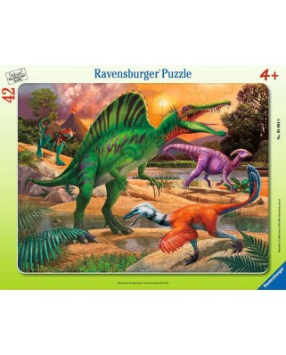 Puzzle 42 piese Ravensburger - Dinozauri (Ravensburger-05094)
