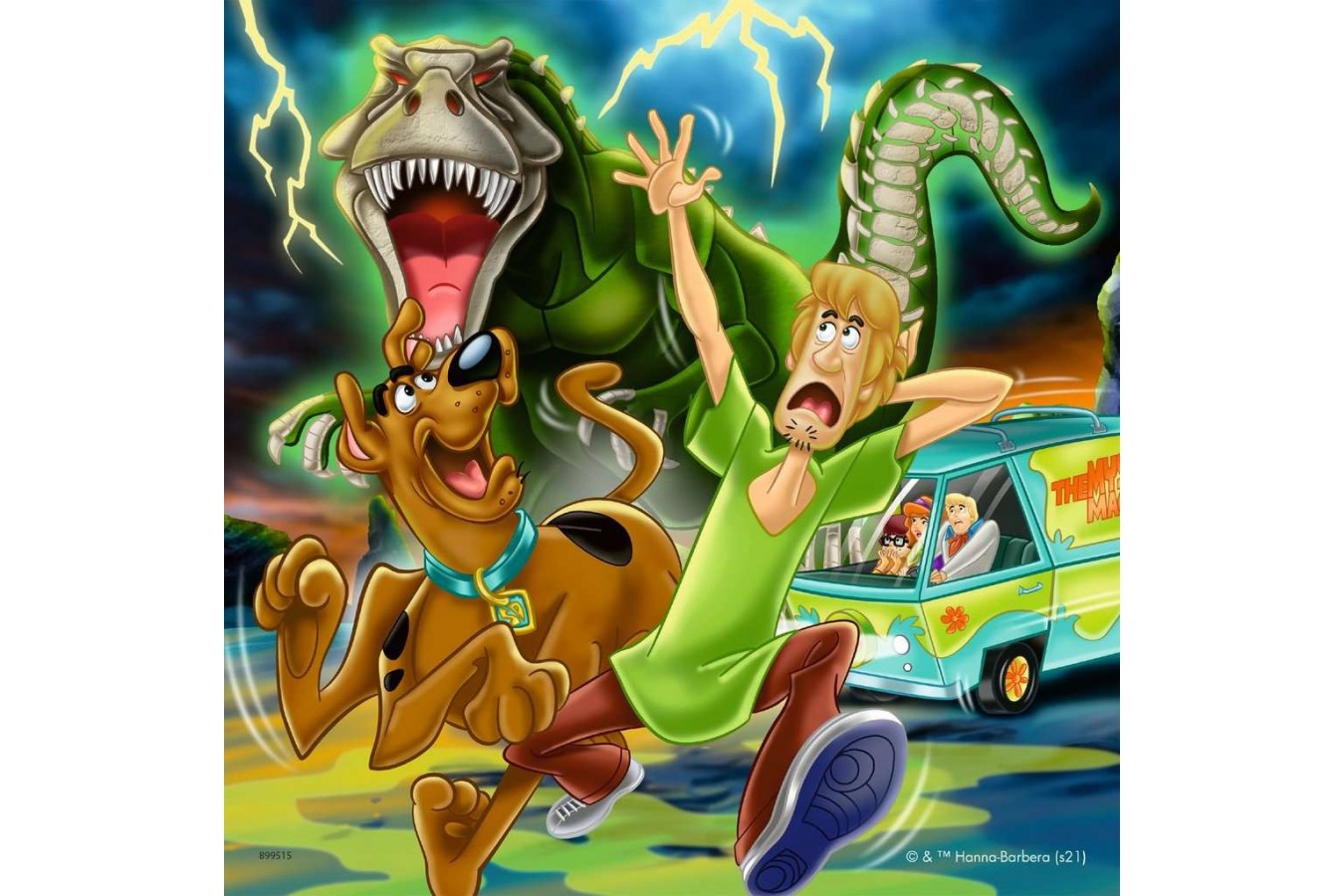 Puzzle 3x49 piese Ravensburger - Scooby Doo (Ravensburger-05242)