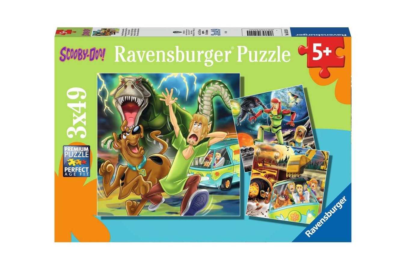 Puzzle 3x49 piese Ravensburger - Scooby Doo (Ravensburger-05242)