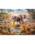 Puzzle 100 piese Ravensburger - Animale In Salbaticie (Ravensburger-13284)