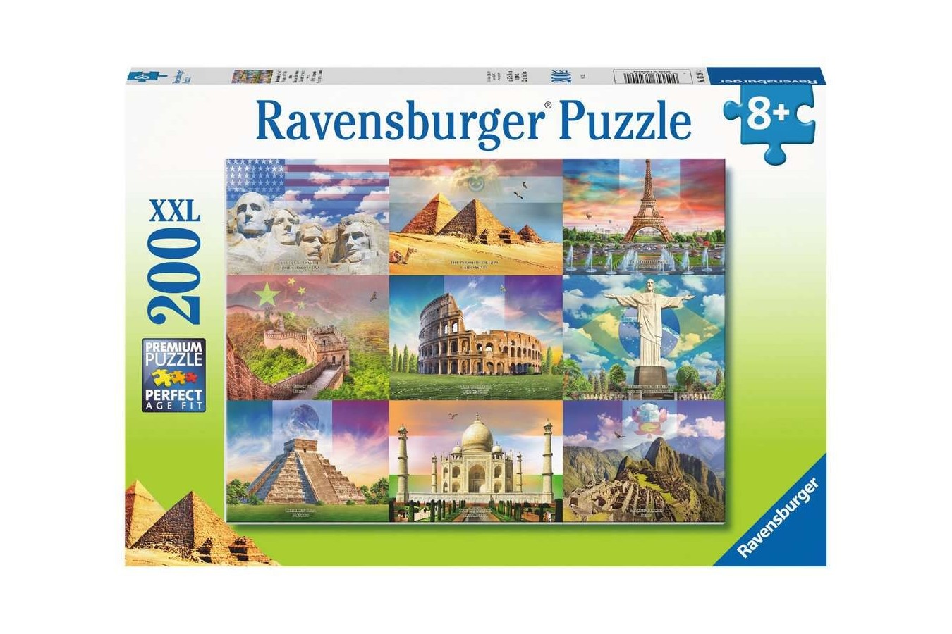Puzzle 200 piese Ravensburger - Monumente (Ravensburger-13290)
