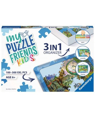 Organizator 3 In 1 Pentru Puzzle, Albastru