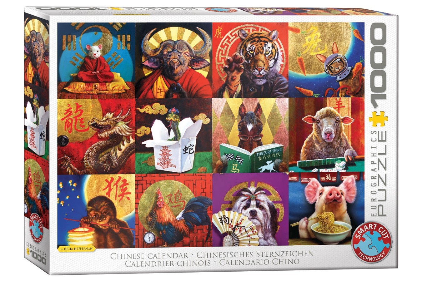Puzzle 1000 piese Eurographics - Chinese Calendar (Eurographics-6000-5694)