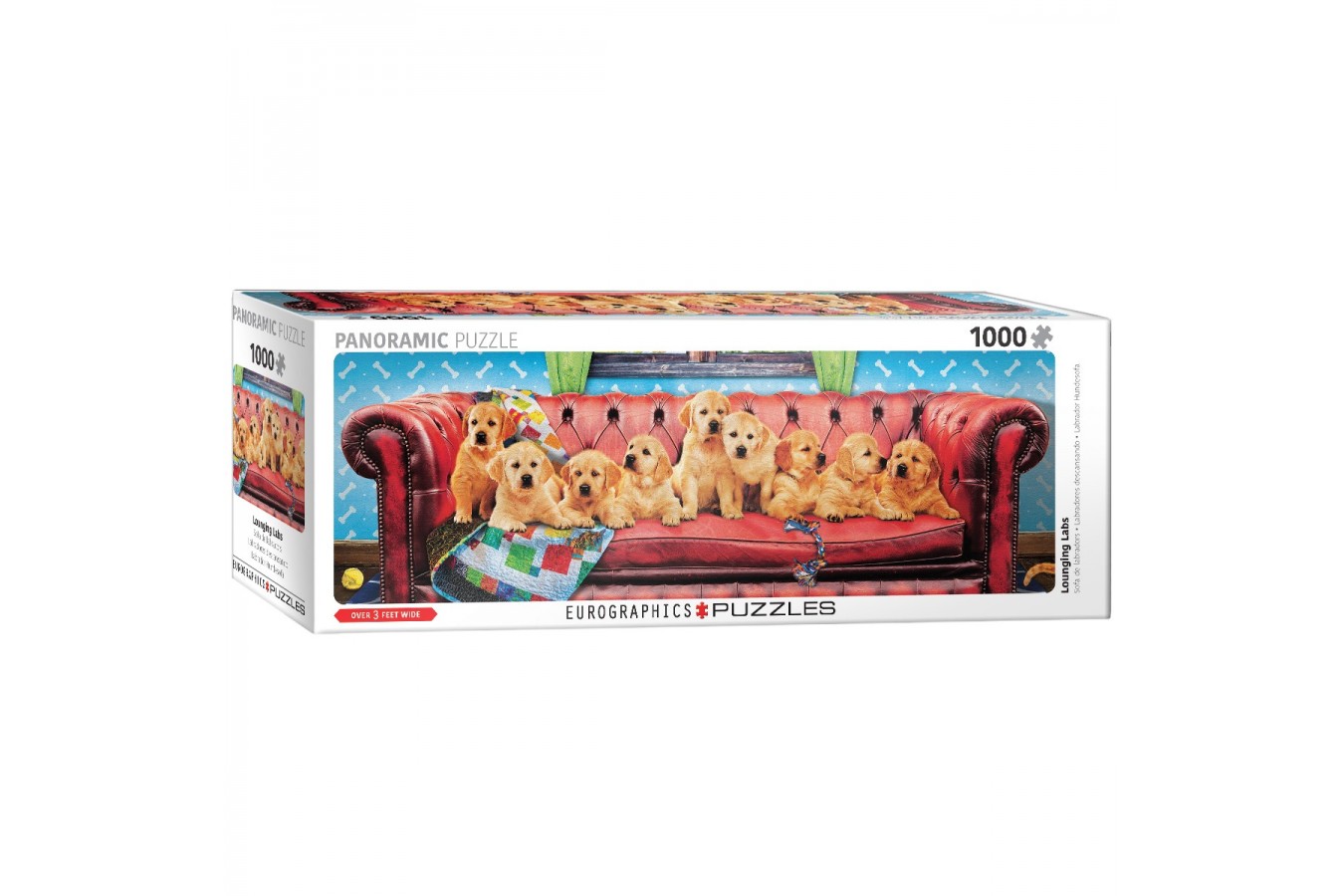 Puzzle 1000 piese panoramic Eurographics - Lounging Labs (Eurographics-6010-5630)