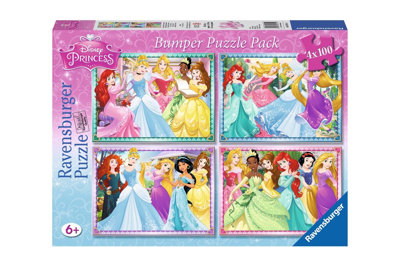 Puzzle Ravensburger - Printesele Disney, 100 piese (07011)