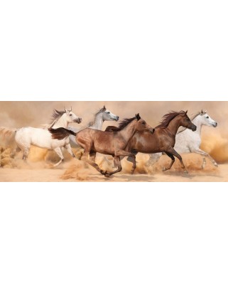Puzzle 1000 piese Nova - Horses Running in Sandstorm (Nova-Puzzle-40006)