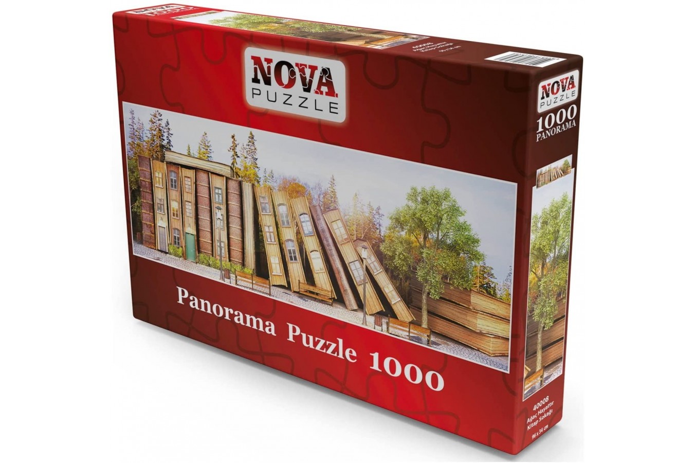 Puzzle 1000 piese Nova - Book Street (Nova-Puzzle-40008)
