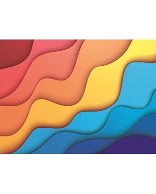 Puzzle 1000 piese Nova - Colorful Waves (Nova-Puzzle-40504)