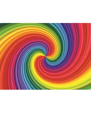 Puzzle 1000 piese Nova - Rainbow Swirl Spiral (Nova-Puzzle-40507)