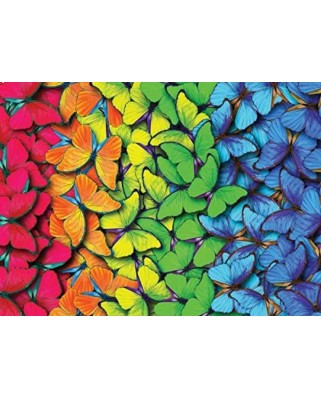 Puzzle 1000 piese Nova - Multicolored Butterflies (Nova-Puzzle-40509)