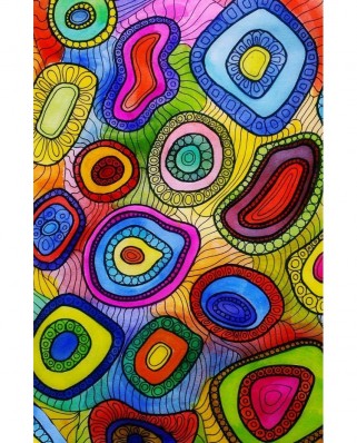 Puzzle 1000 piese Nova - Colorful Bubbles (Nova-Puzzle-41016)