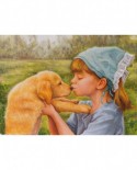 Puzzle 1000 piese Nova - The dog and the love of the little girl (Nova-Puzzle-41074)