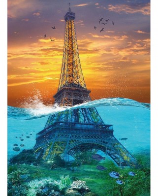 Puzzle 1000 piese Nova - Surreal Eiffel Tower (Nova-Puzzle-41077)