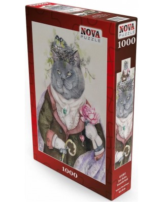 Puzzle 1000 piese Nova - British Cat (Nova-Puzzle-41091)