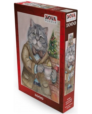 Puzzle 1000 piese Nova - British Cat (Nova-Puzzle-41092)