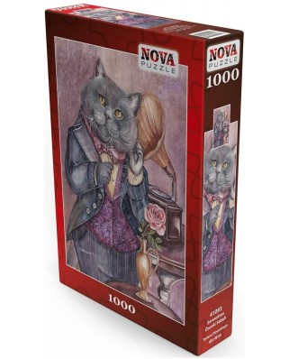 Puzzle 1000 piese Nova - British Cat (Nova-Puzzle-41093)