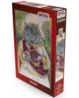 Puzzle 1000 piese Nova - Costumed Cat (Nova-Puzzle-41098)