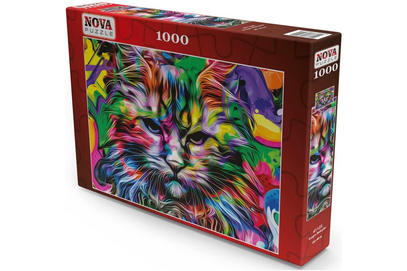 Puzzle 1000 piese Nova - Angry Cat (Nova-Puzzle-41125)