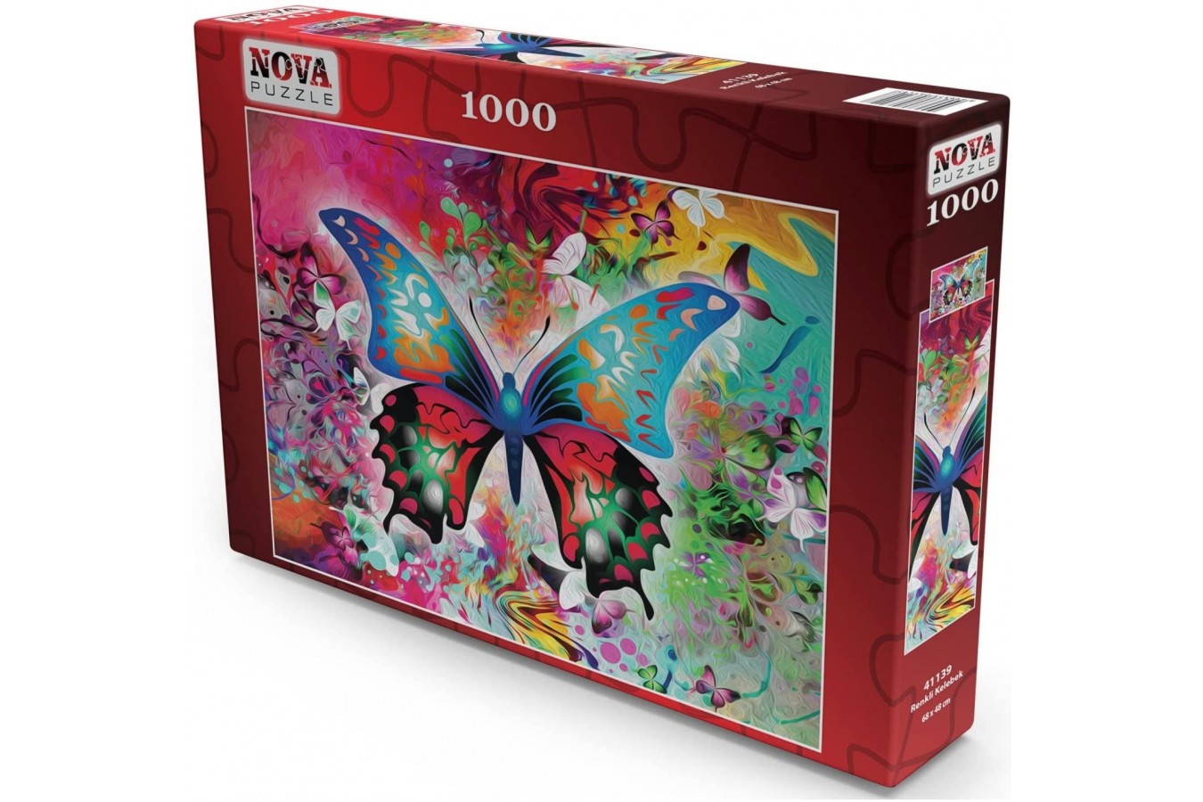 Puzzle 1000 piese Nova - Colorful Butterfly (Nova-Puzzle-41139)