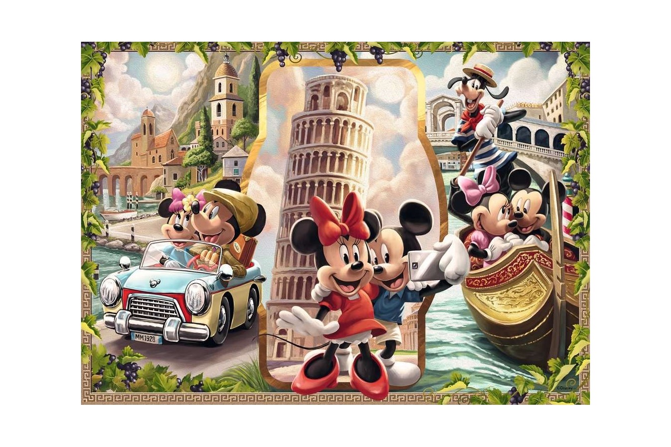 Puzzle 1000 piese Ravensburger - Mickey Si Minnie In Vacanta (Ravensburger-16505)