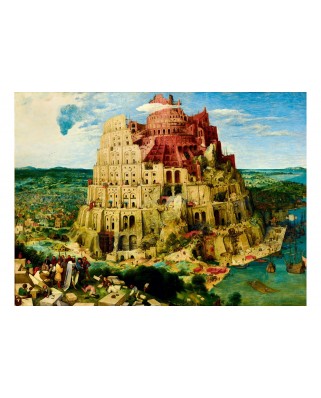 Puzzle 3000 piese Bluebird Puzzle - Pieter Bruegel: The Tower of Babel, 1563 (Art-by-Bluebird-60148)