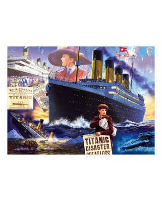 Puzzle 3000 piese Bluebird Puzzle - Steve Crisp: Titanic (Bluebird-Puzzle-70560-P)