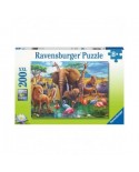 Puzzle 200 piese Ravensburger - Animale Din Africa (Ravensburger-13292)