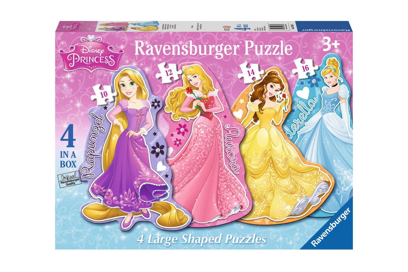 Puzzle Ravensburger - Printesele Disney, 10/12/14/16 piese (07398)