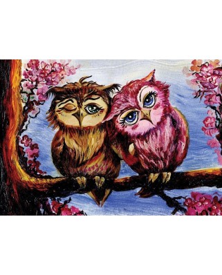 Puzzle 1000 piese Art Puzzle - Owls in Love (Art-Puzzle-5211)