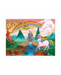 Puzzle 100 piese din lemn Art Puzzle - Rainbow (Art-Puzzle-5899)
