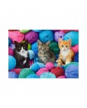 Puzzle 1000 piese Castorland - Kittens in a Yarn Store (Castorland-104796)