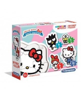 Puzzle 3/6/9/12 piese Clementoni - My First Puzzle - Hello Kitty (4 Puzzles) (Clementoni-20818)