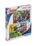 Puzzle 2x60 piese Clementoni - The Avengers (Clementoni-21605)