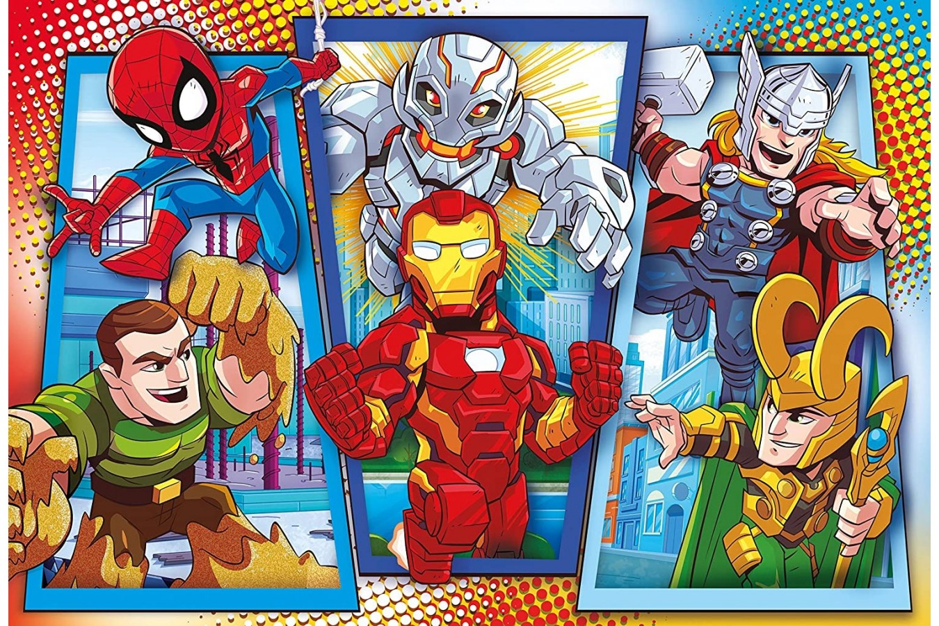 Puzzle 104 piese XXL Clementoni - Marvel Super Hero Avengers (Clementoni-23746)