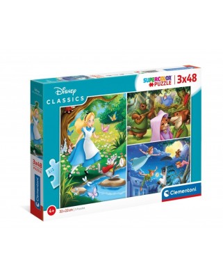 Puzzle 3x48 piese Clementoni - Disney Classic (Clementoni-25267)