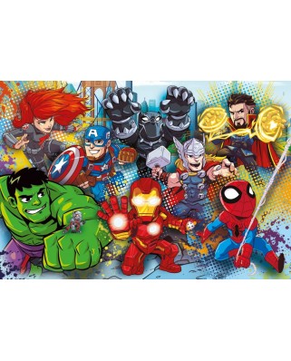 Puzzle 60 piese XXL Clementoni - Marvel Super Heroes (Clementoni-26454)
