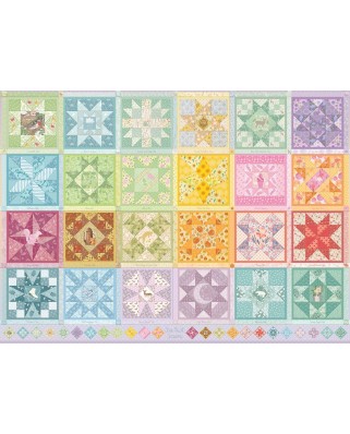 Puzzle 1000 piese Cobble Hill - Star Quilt Seasons (Cobble-Hill-80338)